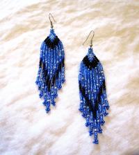 Beaded Fringe Earrings