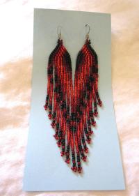 Beaded Fringe Earrings