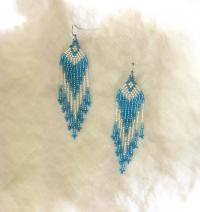 Beaded Fringe Earrings