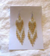 Beaded Fringe Earrings