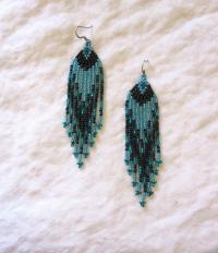 Beaded Fringe Earrings