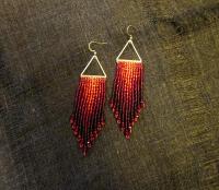 Beaded Fringe Earrings