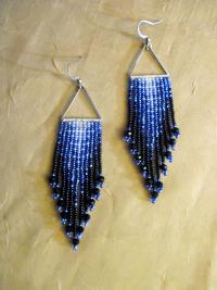 Beaded Fringe Earrings