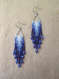 Beaded Fringe Earrings