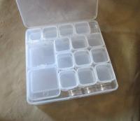 Bead Containers - Bead Organizers, empty bead kits, sets of bead containers in plastic case - multiple sizes and styles