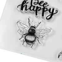 Bee Stamps - Silicone Cling Stamp - Texture Emossing Stamp