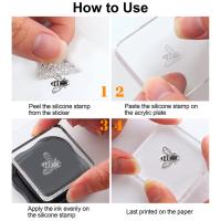 Bee Stamps - Silicone Cling Stamp - Texture Emossing Stamp