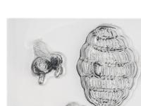 Bee Stamps - Silicone Cling Stamp - Texture Emossing Stamp