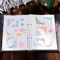 Borders and Scrolls - Stamps - Silicone Cling Stamp - Texture Embossing Stamp