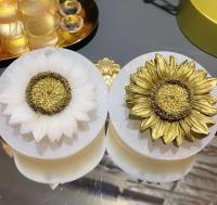 Small Floral Mold - Sunflower - for Resin, Clay, Casting and Baking, or for Soap or wax embeds