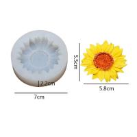 Small Floral Mold - Sunflower - for Resin, Clay, Casting and Baking, or for Soap or wax embeds