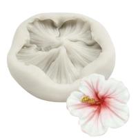 Small Floral Mold - Tropical Hibiscus Flower - for Resin, Clay, Casting and Baking, or for Soap or wax embeds