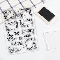 Borders and Scrolls - Stamps - Silicone Cling Stamp - Texture Embossing Stamp