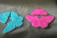 Large Butterfly Stamps - Silicone Cling Stamp - Texture Emossing Stamp