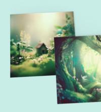 Fairy Greeting Cards, Set of 3 Designs, Bulk Pack of Cards