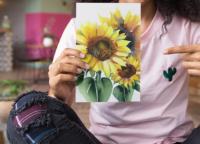 Sunflowers - Single Card or Bulk 10 Pack of Greeting Cards