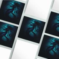 Mermaid Greeting Cards, Set of 5 Designs, Bulk Pack of Cards