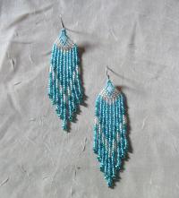 Beaded Fringe Earrings