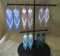 Beaded Fringe Earrings