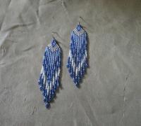 Beaded Fringe Earrings