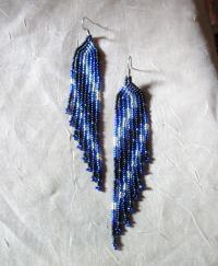 Beaded Fringe Earrings