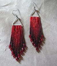 Beaded Fringe Earrings