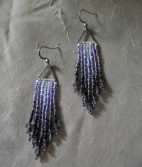Beaded Fringe Earrings