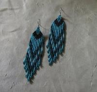 Beaded Fringe Earrings