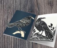 Raven - Large Cards, Notecards, Birthday, Invites