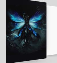 Fairy Cards, Large Note Card, Invites, Birthday, Money Card