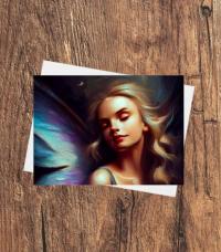 Fairy Cards, Large Note Card, Invites, Birthday, Gift Card