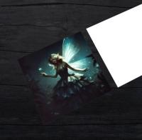 Fairy Cards, Large Note Card, Invites, Birthday, Gift Card