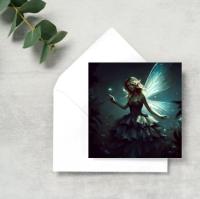 Fairy Cards, Large Note Card, Invites, Birthday, Gift Card