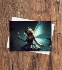 Fairy Cards, Large Note Card, Invites, Birthday, Gift Card