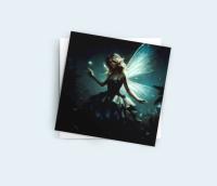 Fairy Cards, Large Note Card, Invites, Birthday, Gift Card