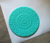 Mat Mold and Stamp - Texture for Clay, Polymer Clay, Resin and casting - Silicone Cling Stamp