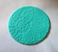 Mat Mold and Stamp - Texture for Clay, Polymer Clay, Resin and casting - Silicone Cling Stamp