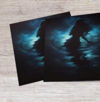 Mermaid Greeting Cards, Birthday, Invitations, Thank You Cards