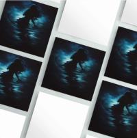 Mermaid Greeting Cards, Birthday, Invitations, Thank You Cards