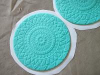 Mat Mold and Stamp - Texture for Clay, Polymer Clay, Resin and casting - Silicone Cling Stamp