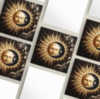 Sun and Moon - Greeting Cards