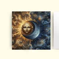 Sun and Moon - Greeting Cards