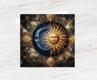 Sun and Moon - Greeting Cards