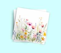Wildflowers - Single Card or Bulk 10 Pack of Gift Cards
