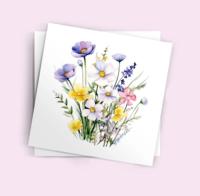 Wildflowers - Single Card or Bulk 10 Pack of Gift Cards