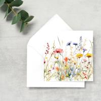 Wildflowers - Single Card or Bulk 10 Pack of Gift Cards
