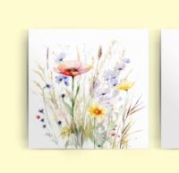 Wildflowers - Single Card or Bulk 10 Pack of Gift Cards