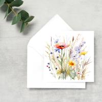 Wildflowers - Single Card or Bulk 10 Pack of Gift Cards