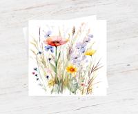 Wildflowers - Single Card or Bulk 10 Pack of Gift Cards