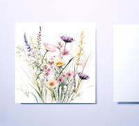 Set of Floral Gift Cards, 3 Designs, Bulk Pack of Cards